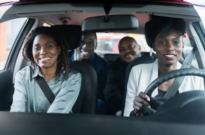 Passagers et chauffeur Mastago